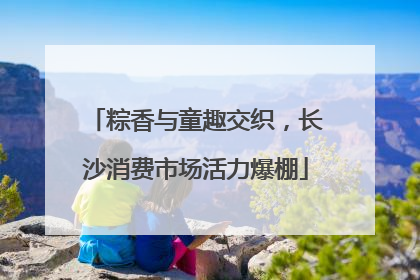 粽香与童趣交织，长沙消费市场活力爆棚